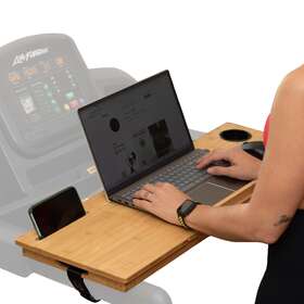 2b002 2b Balanced Treadmill Desk Attachment Crafted From Bamboo Adjustable Heig