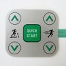 48778101 Treadmill Doctor Precor Snap Dome Button Label