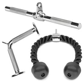 B075f59q41 A2zcare Combo Cable Attachments For Gym Machine Accessories Lat Pull Down