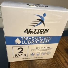 Action Fitness 445015950972 100% Silicone Treadmill Belt Lubricant 8 Ounces 2 Pack 4 Oz. Bottles In Box
