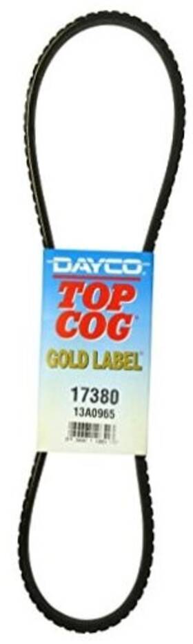 17380 Auto Extra Fan Belts Black