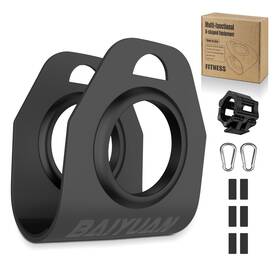 B0dbqtvlww Baiyuan Home Gym Clips Convert Dumbbells To Barbell Turn Bars Into Landmines T-bar Ro