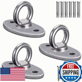 B0cqny9bzx Benelabel 3-pack Wall Ceiling Mount For Suspension Strap Trainer Stainless Stee