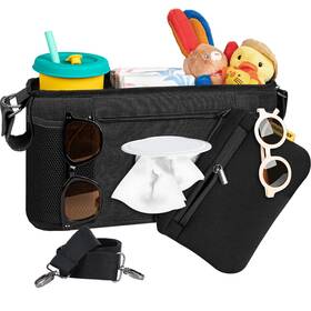 Poc-2 Boffinby Parent Console Fits For Wonderfold W2&x2 Wagon Stroller Organizer ... Fast Ship