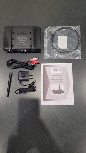 Mwtd-s9 Cardio Theater / Mye Tv Audio Transmitter Broadcast Vision Great Condition