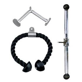 B00120p9hq Champion Barbell Cable Attachment Package 20 Inch Rotating Bar Tricep Rope V Press B00120p9hq Champion Barbell Cable Attachment Package 20 Inch Rotating Bar Tricep Rope V Press
