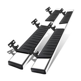 20375h6-ss Comnova Autopart 6 Inches Running Boards Compatible With 2009-2018 Dodge Ram 1500 Crew