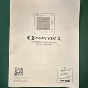 Concept 2 Pn-1903 Pm3 Performance Monitor With Rechargeable Battery Pack Rowing