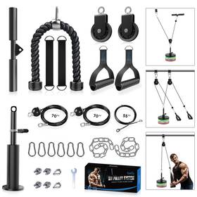 Concho B09mn82bqp Weight Pulley System Upgraded Cable Gym Adjustable