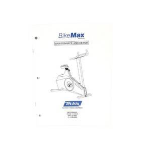 Cybex 615888219644 Tectrix Bikemax R Upright Bike Maintenance And Repair Manual