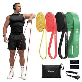 Dr. Aid 850068068685 Pull Up Resistance Bands Set Elastic Smell-free Premium Latex E