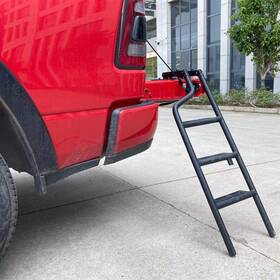 Duoyu 798323872526 Universal Foldable Tailgate Ladder Accessories Aluminium Alloy Step