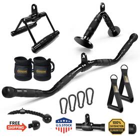 B0cx8z56hh Dynasquare Lat Pulldown Attachments Combo 360 Rotating Curl Bar