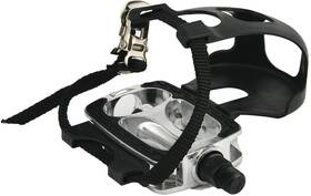 Pe006 Eirona 9/16 Bike Replacement Pedals With Adjustable Straps/teo Clip For Exercise Bik