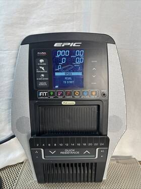 Epexl139124 Epic A17u Bike Exercise Console Model Inch Tested And Working
