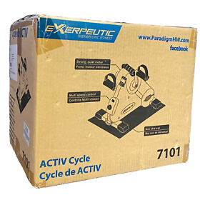 7101 Exerpeutic Activ Cycle Motorized Leg And Arm Mini Exercise Bike Pedals