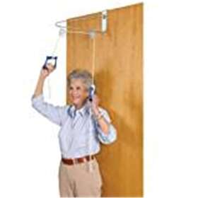 50-1010 Fabrication Enterprises Over Door Shoulder Pulley Double With Bracket