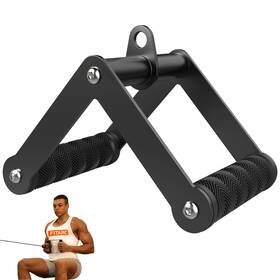 B0ddt92knm Fitarc Double D Row Handle Cable Attachment For Gym Non-slip V Bar T Lat Pu