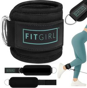 B07f3cxlw6 Fitgirl Ankle Strap For Cable Machine And Resistance Bands Glutes Workout Women Mi