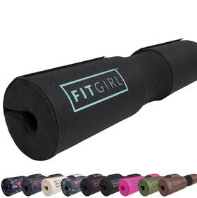 B082p6j3nf Fitgirl Squat Pad And Hip Thrust For Barbell - Leg Day Stays In Place
