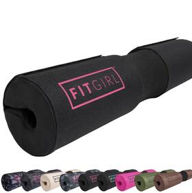 B082p7dd69 Fitgirl Squat And Hip Thrust Barbell Pad For Leg Day - Stays In Place