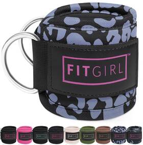 B09nl667s1 Fitgirl Ankle Strap Single Cable Resistance Band Work Out Cuff Glute Kickbacks L