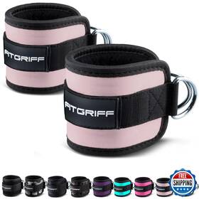 B0crlbn1rr Fitgriff Ankle Straps V1 For Cable Machine Gym Workout Leg Pulley Attachment 2pc
