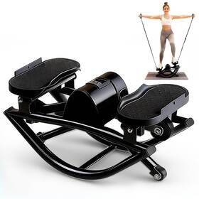 Flexella 679070647097 Rock Stepper For Exercise At Home Lateral Rocking With Digital Count