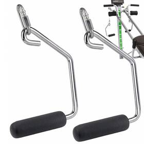 Haiouus 217057804189 Open Ended Chrome Grip Handles For Total Gym Home Workout Machine 2000 2200 2500