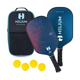 Helium 850024925991 Pro Carbon Fiber Pickleball Paddle Set Of 2 - Usapa Certified Pickleba