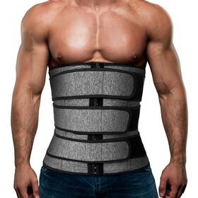 B08ghys4jm Hidyliu Mens Neoprene Workout Waist Trainer Corset Sauna Sweat Trimmer S