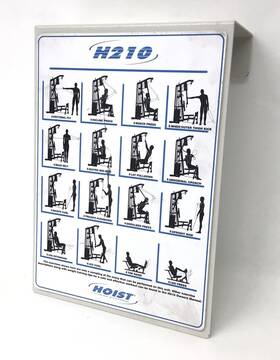 H210 Hoist Fitness 639937363812 Strength System Frame Mount Exercise Chart