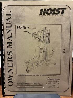 H300t Hoist Professional Exercise Machine - Fitness System With Leg Press Option
