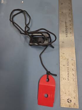 20rr62 Horizon Fitness Treadmill Parts Safety Key Very Good Condition 20rr62 Horizon Fitness Treadmill Parts Safety Key Very Good Condition
