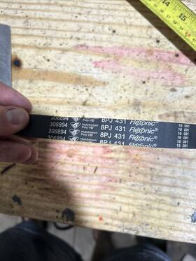 8pj431 Hutchison Poly V Treadmill Drive Belt Pulley