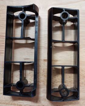 160400 Icon Health & Fitness Nordictrack Treadmill Handrail Spacers 2 And Bolts/bushings/washers