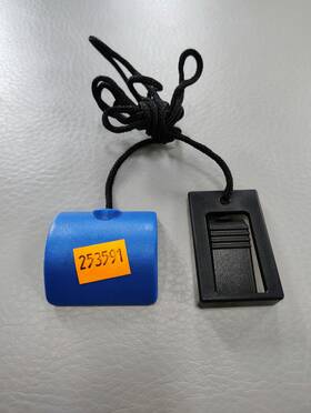 253591 Icon Health & Fitness Treadmill Key - Nordictrack Proform Reebok Safety Switch Stop Clip Blue