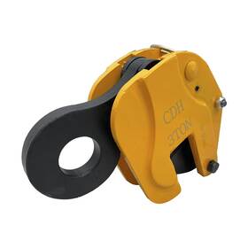 170440 Intbuying Vertical Plate Lifting Clamp 3t Load With Lock Hoist Hook Steel Pla
