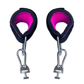 B09x2kl3t1 Jilinwei Tonal Ankle Workout Straps Hot Pink Adjustable For Gym Machine
