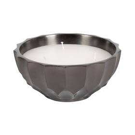 229878 Kate And Laurel Plete Round Pleated Metal Candle Bowl 8 Inch Diameter Black