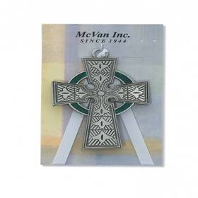 147-44c Keeganscatholictreasures 735365584536 3 Inch Celtic Cross Green Epoxy