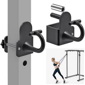 B0dfm7ssc4 Kipika Resistance Band Anchors For 2 Inch X2 Power Rack - Heavy Duty Steel Hooks 2-p