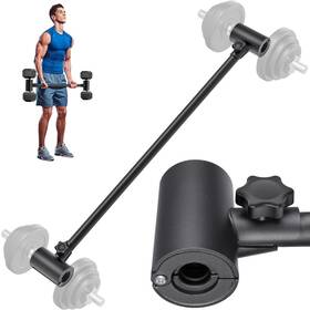B0fj1x4kvw Kipika Adjustable Dumbbell To Barbell Converter - Ez Curling Bar Adapter