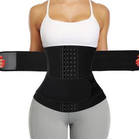 B08c9zggsn Kiwi Rata Neoprene Sauna Waist Trainer Corset Sweat Belt 2 Straps For Women