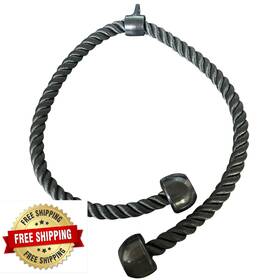 B0cltmmdp4 Korikahm 55 Inch Long Tricep Rope Cable Pull Down Attachment Home Gym Equipment