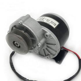 My1016z-250w Kuayi My1016z 250w Gear Box 24v Small Dc Motor With Pulley Belt For Electric Go Kar