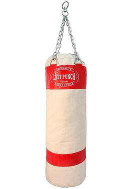 162r Last Punch Heavy Duty Pro Punching Bag With Chains Empty Red