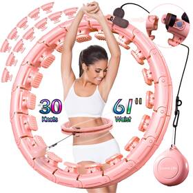 B09gn33csq Leann L Fe U1-30 Magnetic Weighted Hula Hoop Upto 61 Inch Waist For Exercise