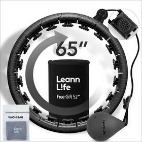 B0cynbj8vk Leann L Fe 32 Knots 19 Inch - 65 Magnetic Lock Smart Weighted Hula Hoop For Kids &