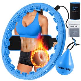 B0ddf7jwf4 Leann L Fe U2-26 Weighted Hula Hoop For Adults - 19 Inch -56 Waist Weight Loss